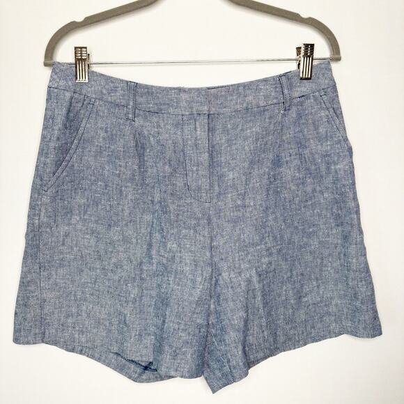 Boden Pants - Boden Linen Cotton Blend 6" Classic Blue Short Womens Size 6 Slash Pockets